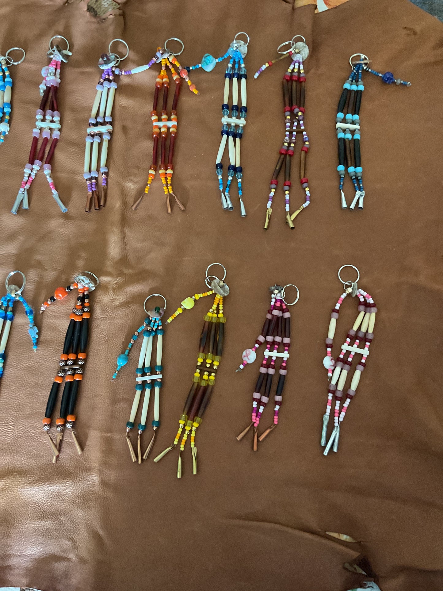 Native Bone Keychains